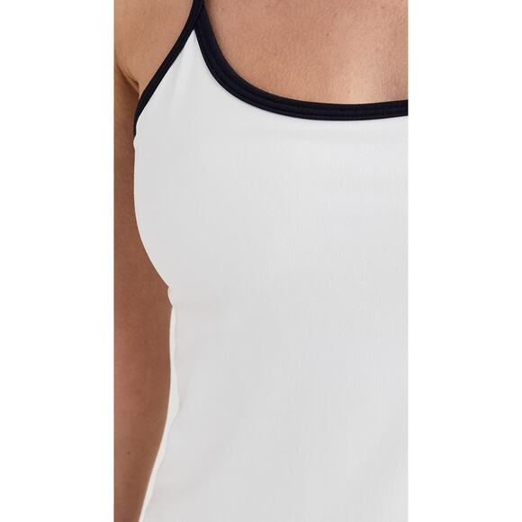 Splits59 Simona Airweight Tank Dress White/Indigo - S - Picture 5 of 6